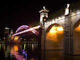 Фото моста ночью